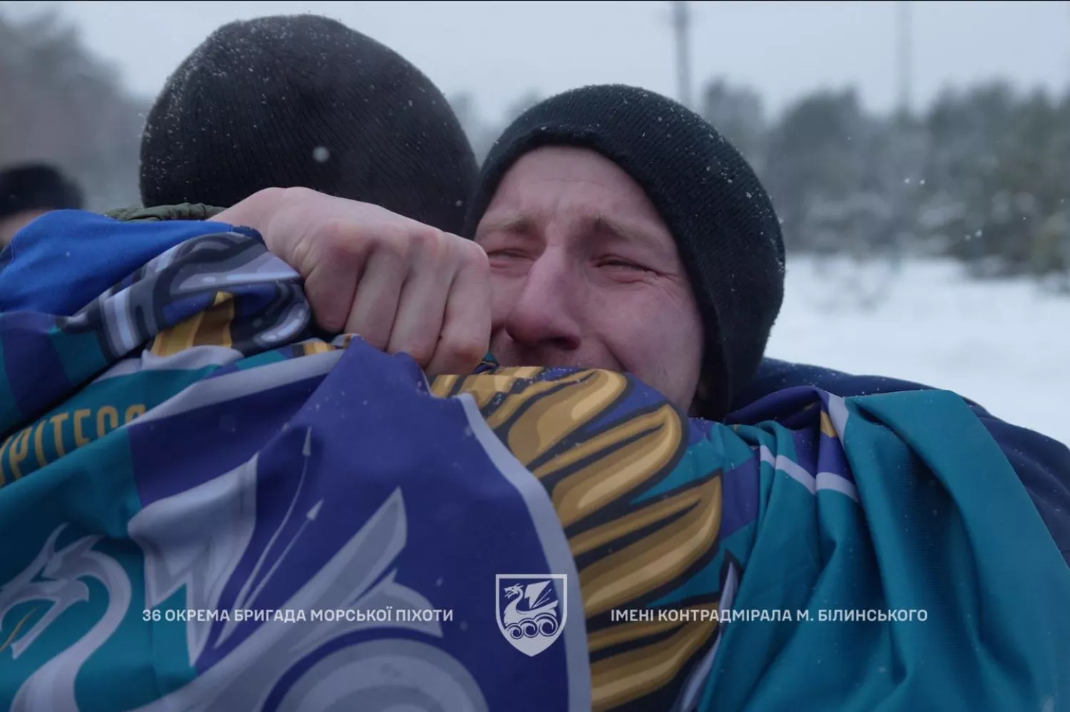 Повернення миколаївських морпіхів з полону 5 лютого 2026 року Фото: 36 ОБрМП