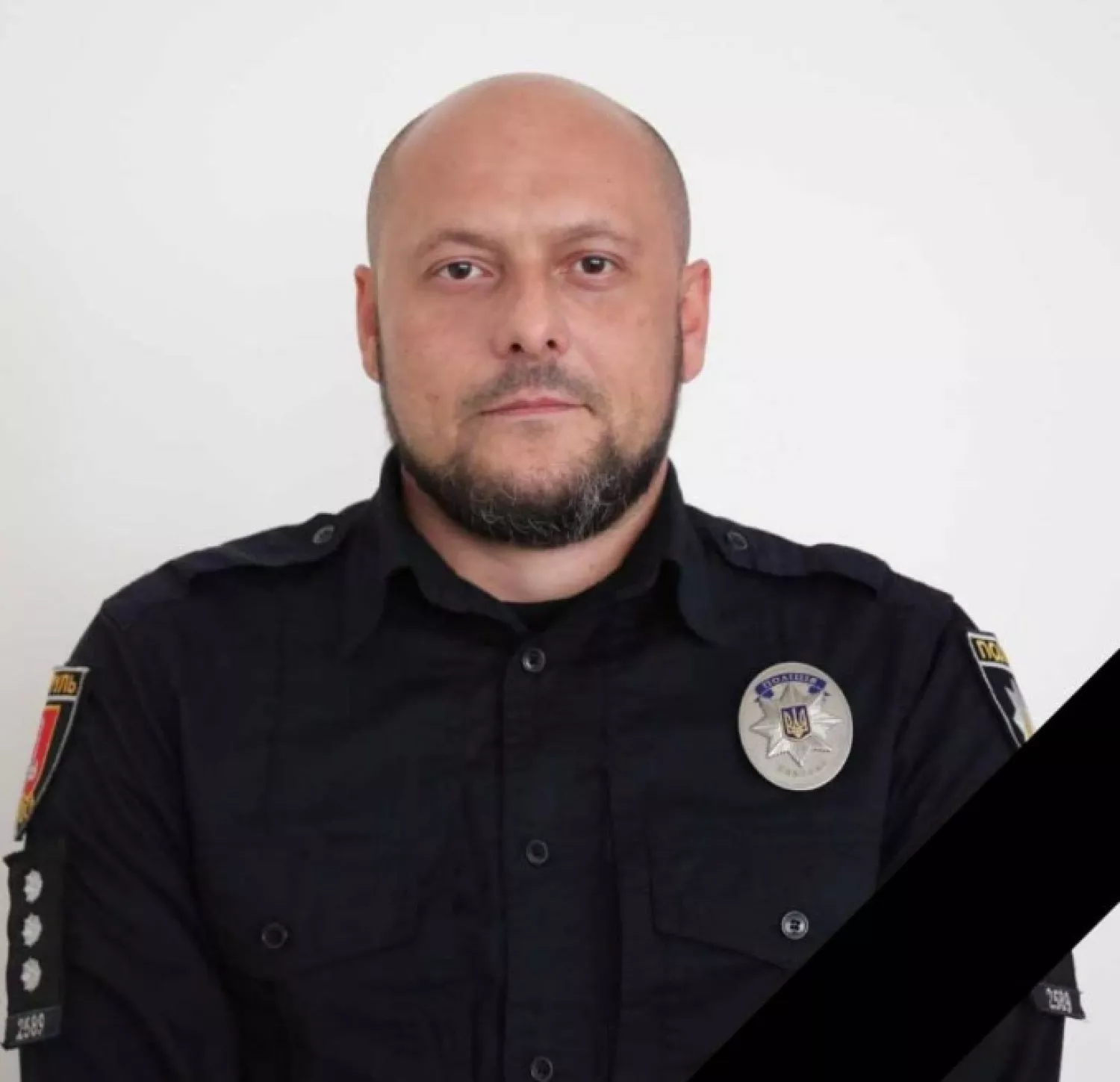 В Одесі помер патрульний Денис Хорченко, поранений під час російської атаки наприкінці грудня 2025 року. Фото: Нацполіція