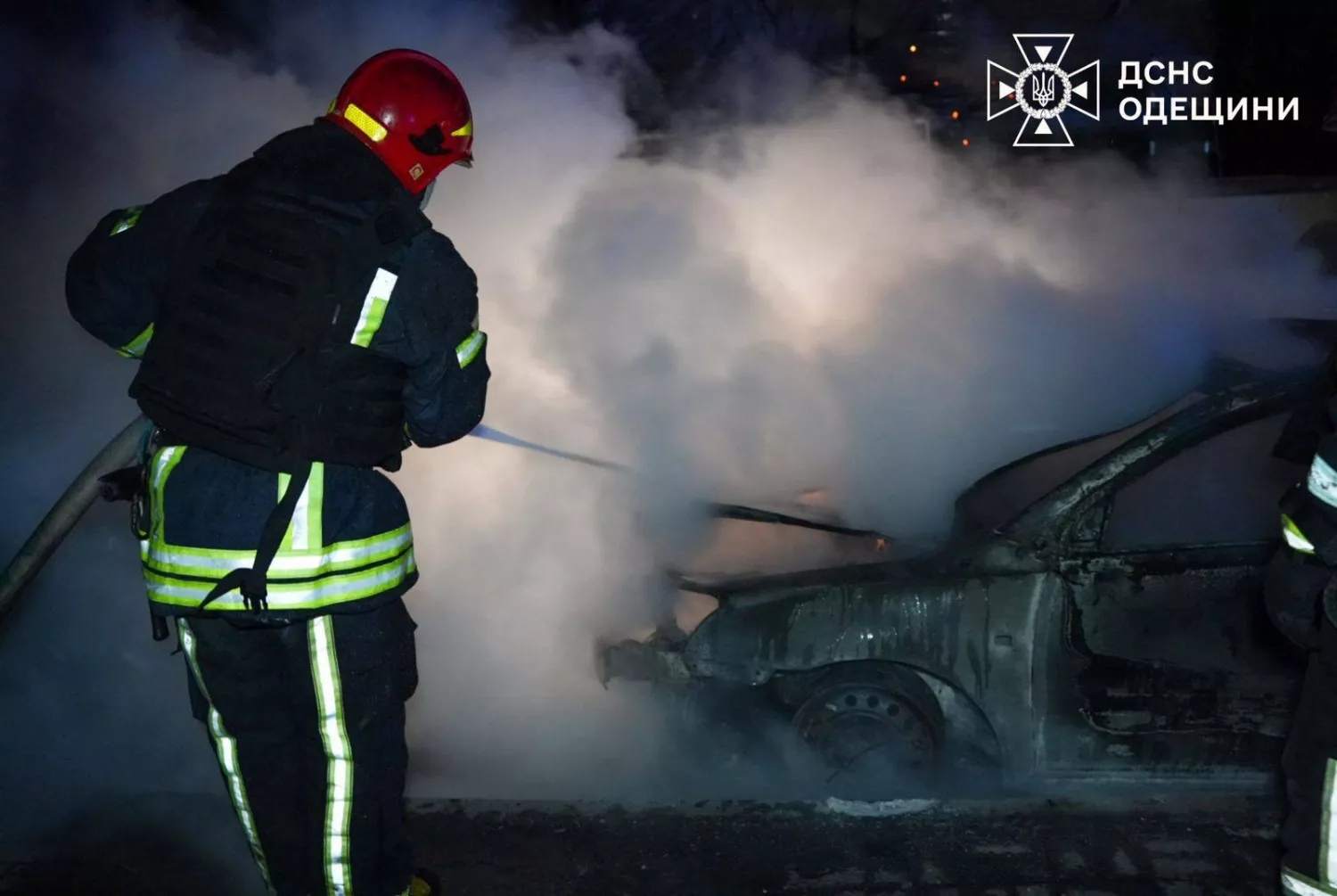 Наслідки обстрілу Одеси 9 лютого. Фото: ДСНС