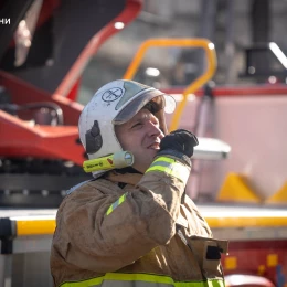 Рятувальники ліквідували загоряння в центрі Одеси. Фото: ДСНС
