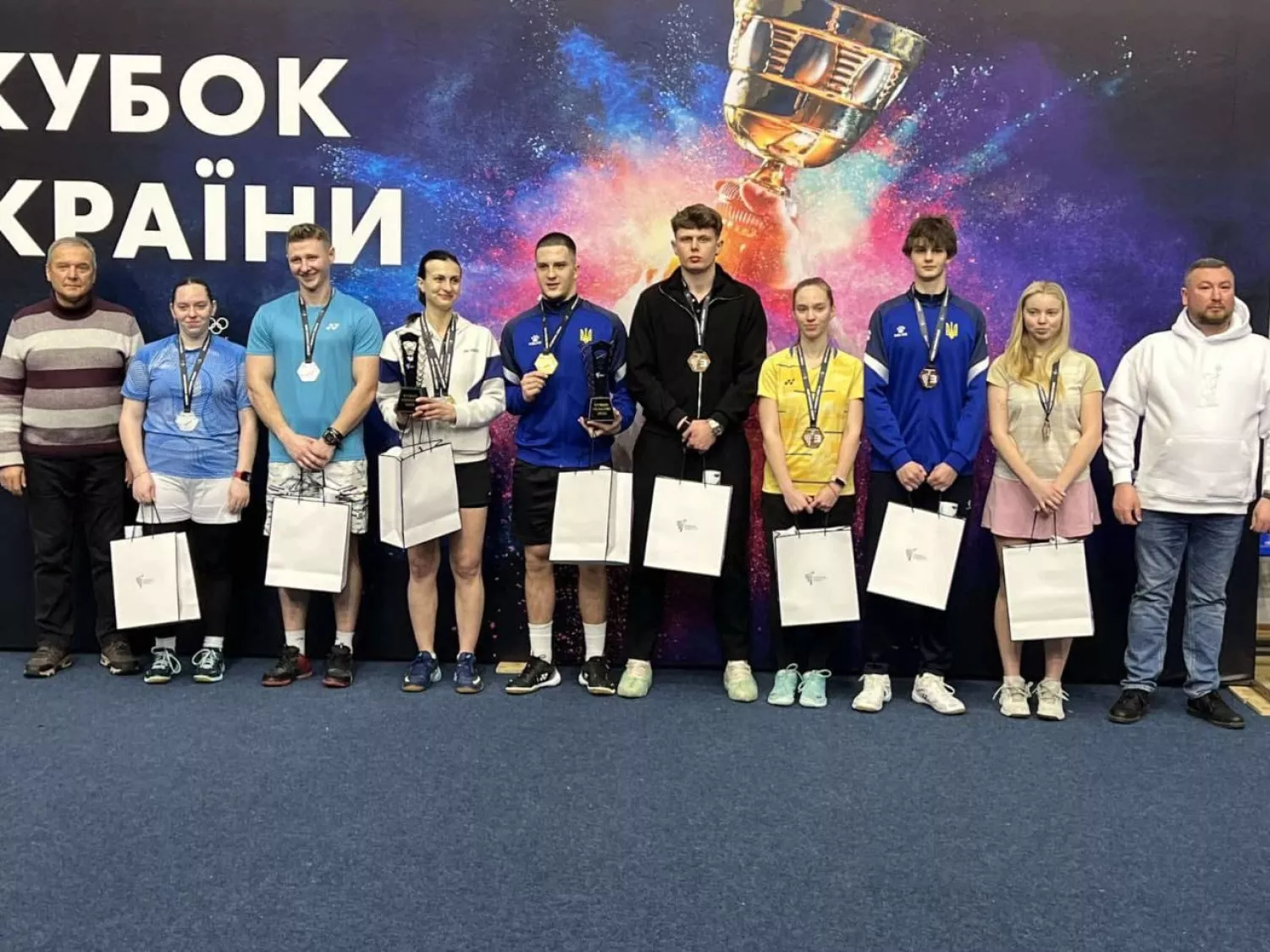 Спортсмени з Миколаївщини успішно виступили на Кубку України з бадмінтону. Фото: Миколаївська ОВА