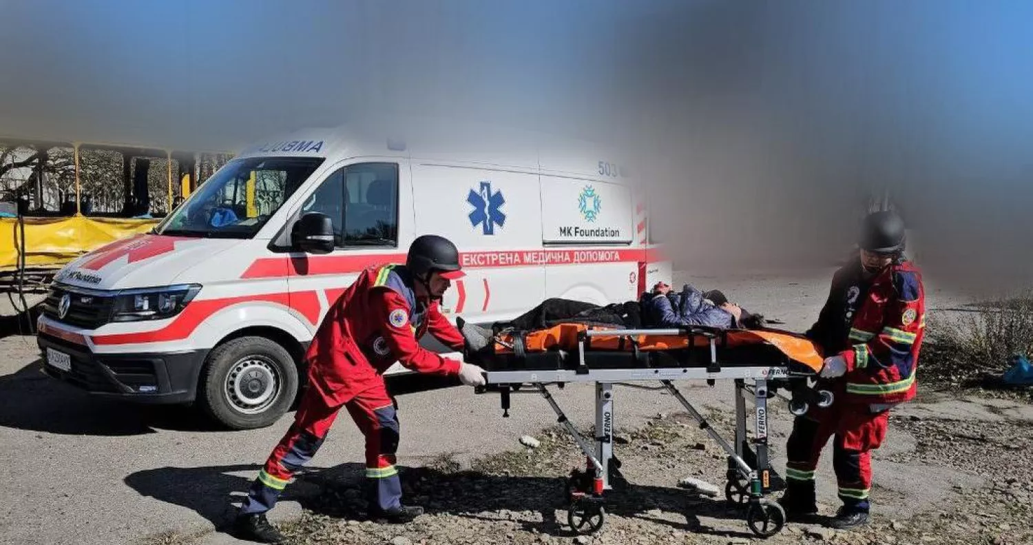 Наслідки атаки маршрутки 11 березня. Фото: Херсонська ОВА