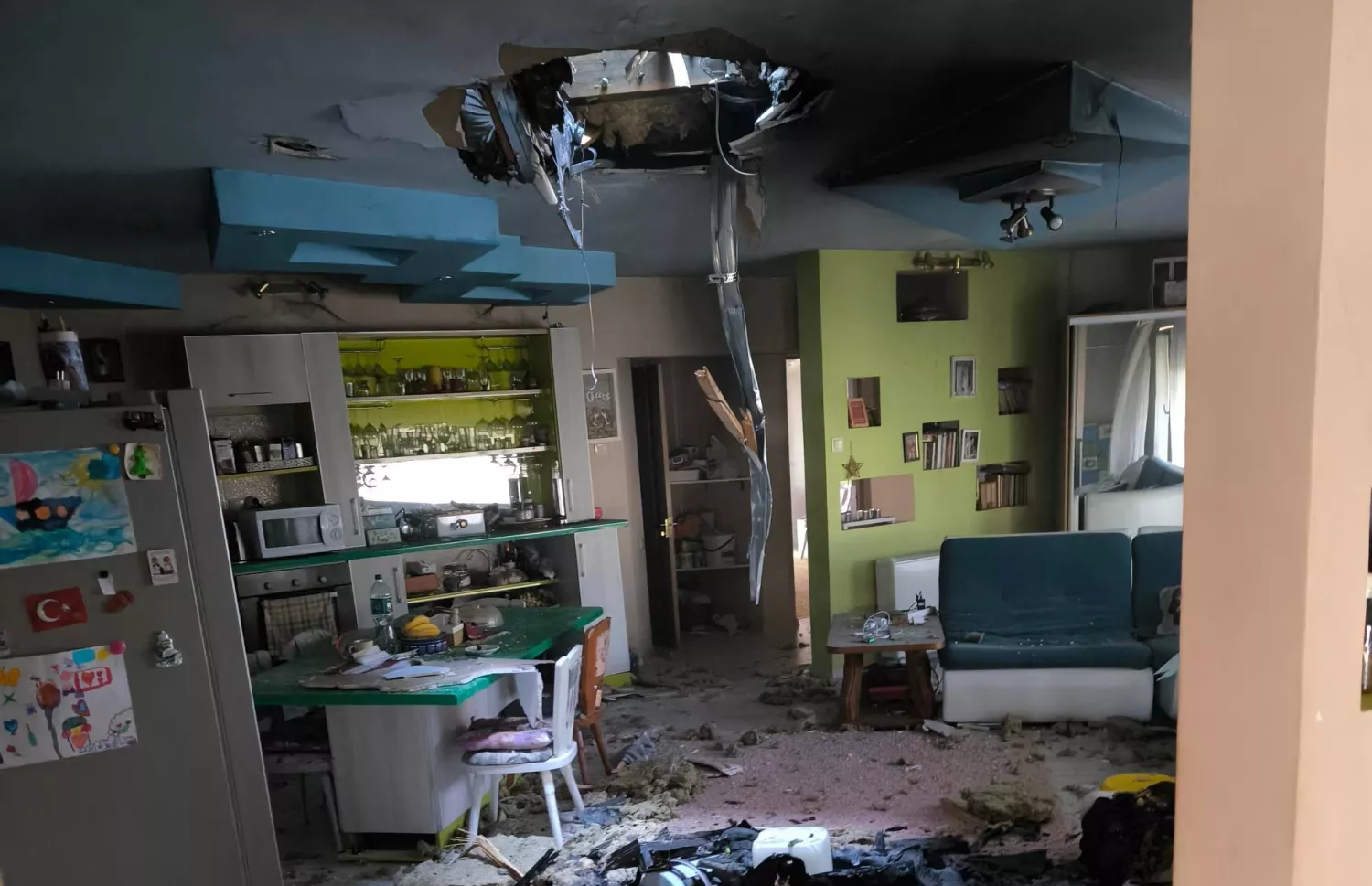 Наслідки збиття дрону у Миколаєві, 12 березня. Фото: Віталій Кім