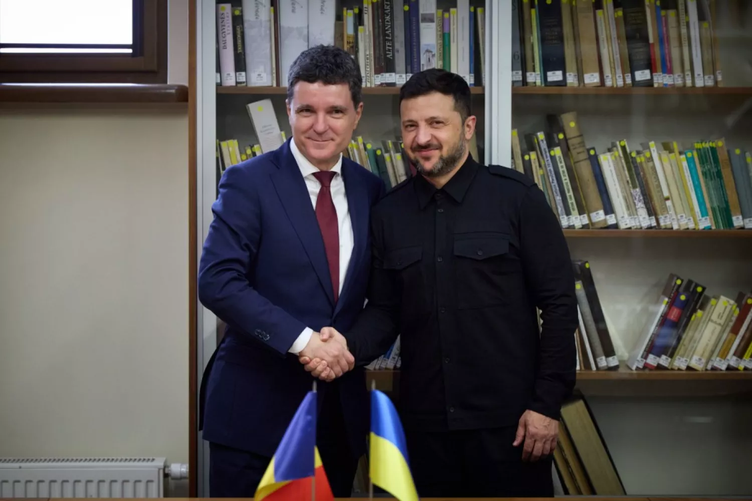 Володимир  Зеленський та Нікушор Дан. Фото: Офіс Президента України