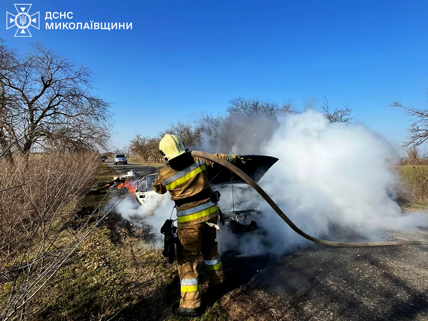 Наслідки пожеж на Миколаївщині 15-16 березня. Фото: ДСНС Миколаївщини