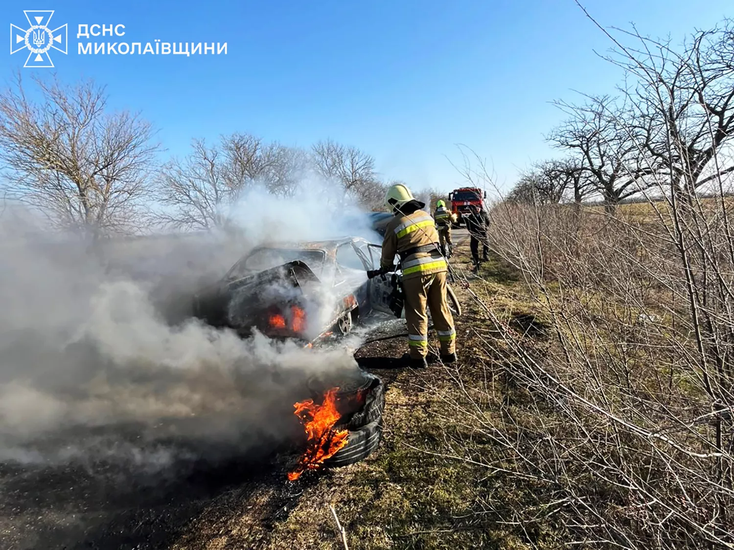 Наслідки пожеж на Миколаївщині 15-16 березня. Фото: ДСНС Миколаївщини