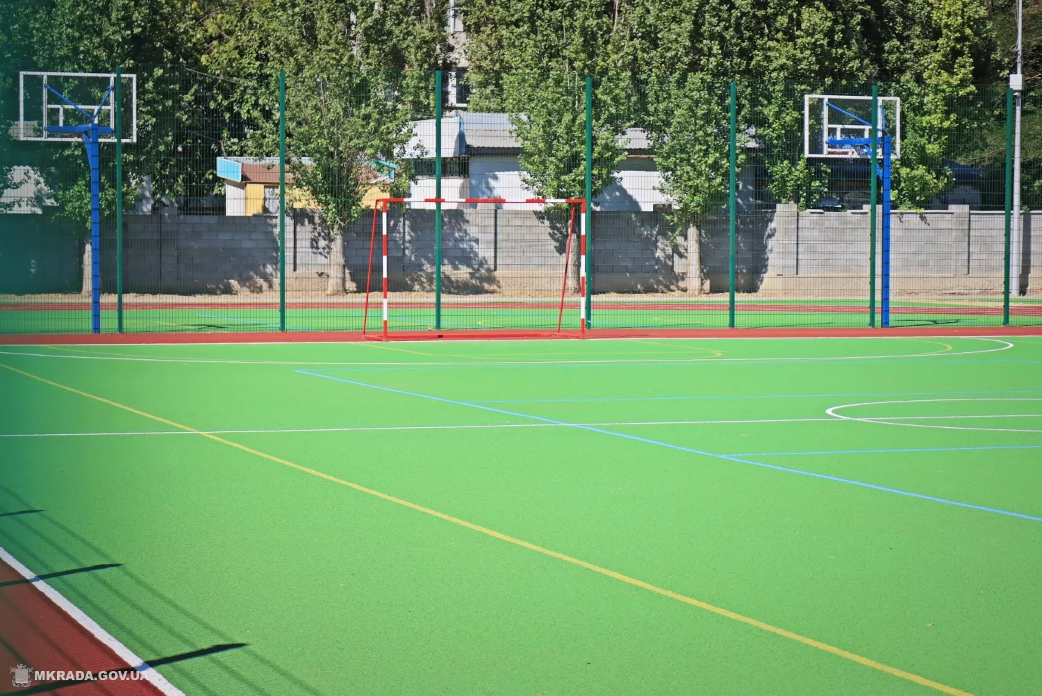 Спортивний майданчик у Корабельному районі Миколаєва, відкритий у 2020 році. Ілюстративне фото: Миколаївська міська рада
