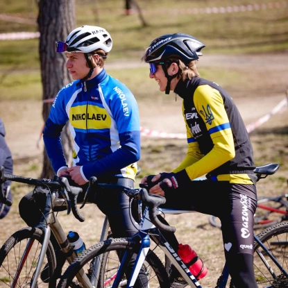 Спортсмени Миколаївщини стали переможцями чемпіонату України з велокросу. Фото: управління молоді та спорту Миколаївської ОВА