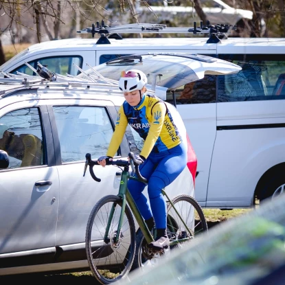 Спортсмени Миколаївщини стали переможцями чемпіонату України з велокросу. Фото: управління молоді та спорту Миколаївської ОВА