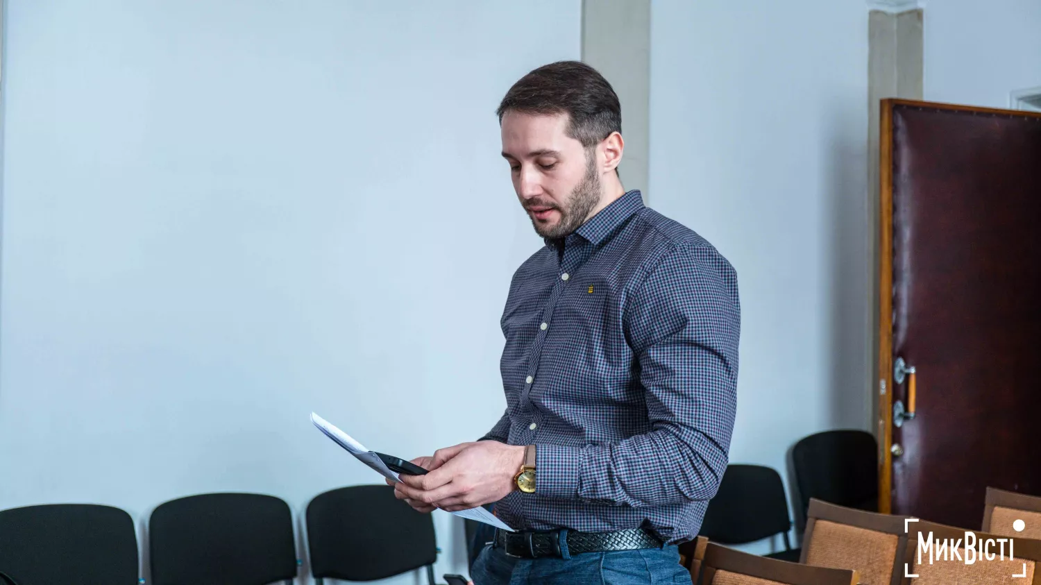 директор юридичного департаменту міськради Євген Юзвак. Фото: МикВісті