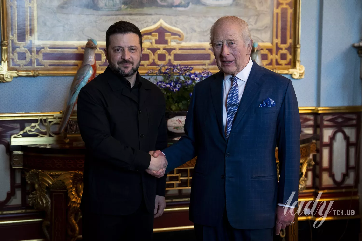 Володимир Зеленський і король Чарльз. Фото: Associated Press