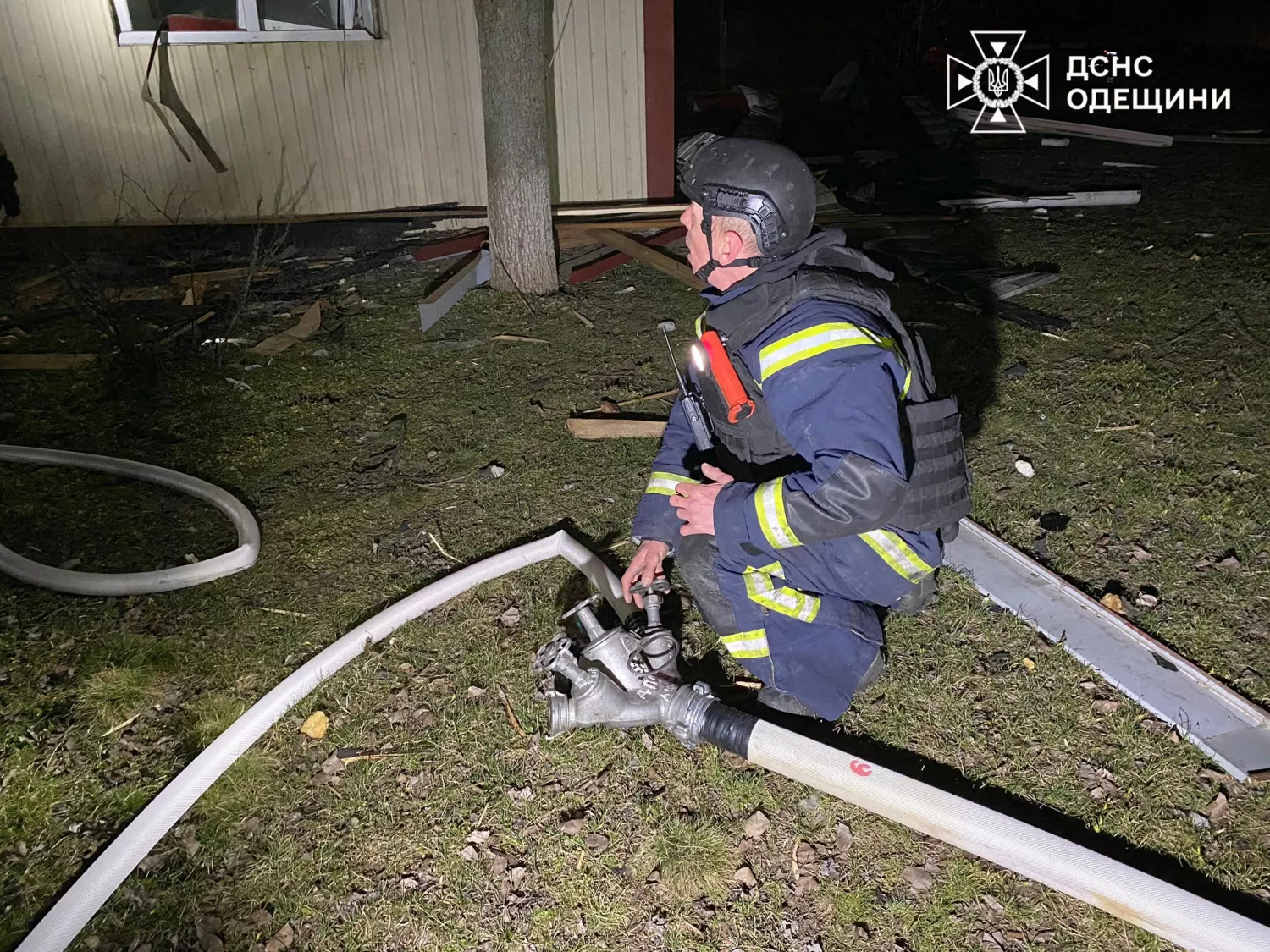 Наслідки обстрілу Одеської області. Фото: ДСНС