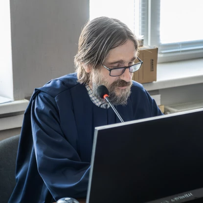 Суддя Володимир Алєйніков. Фото: НикВести