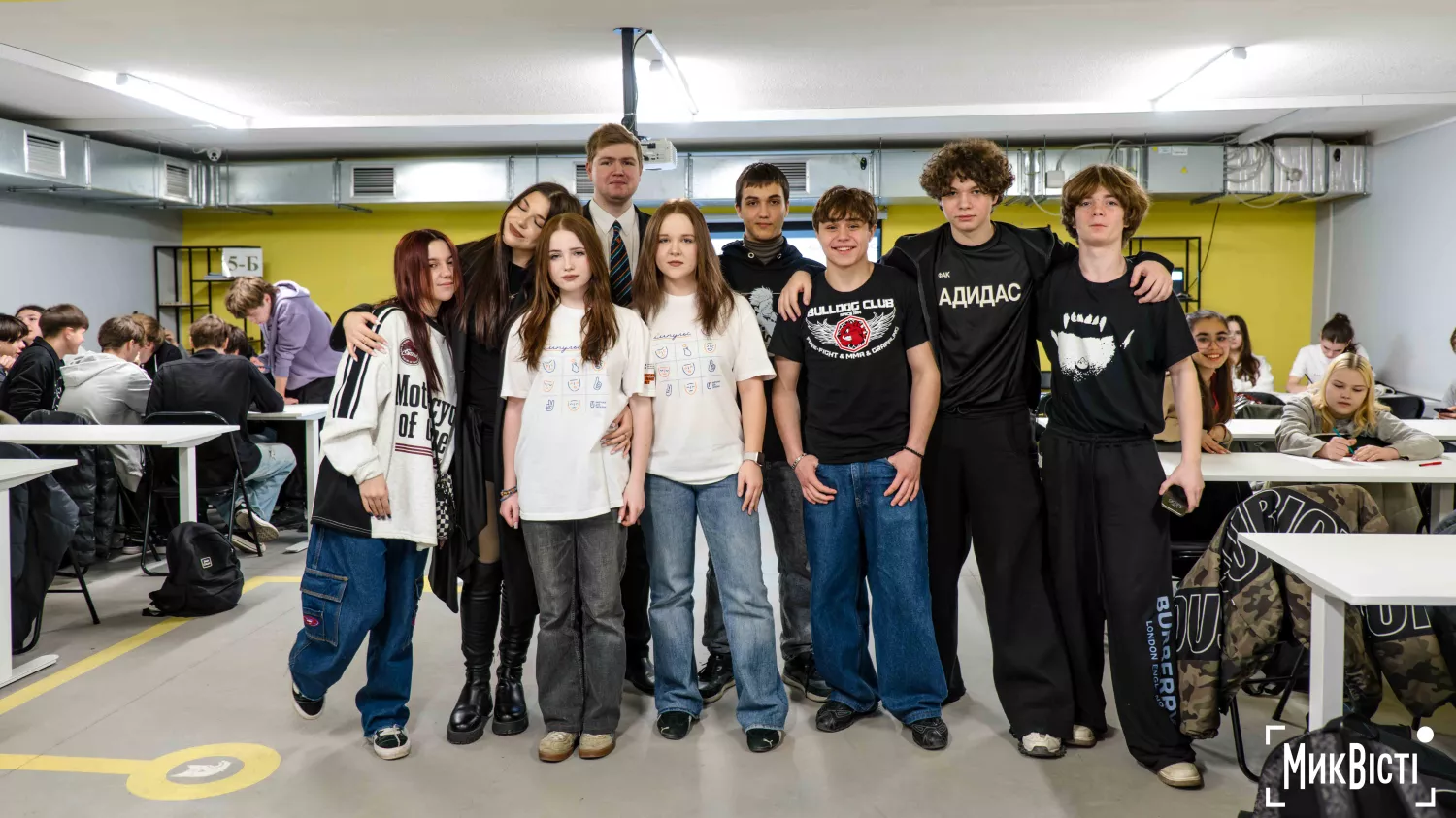 Учні Миколаївського ліцею №55 під час очних уроків. Фото: Анна Гакман / МикВісті