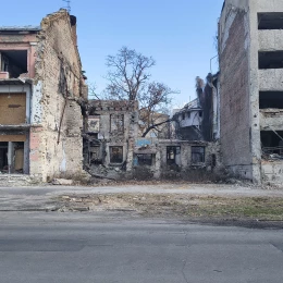 Частина будинку по вул. Адміральській, 32 зруйнована. Фото  «НикВести»