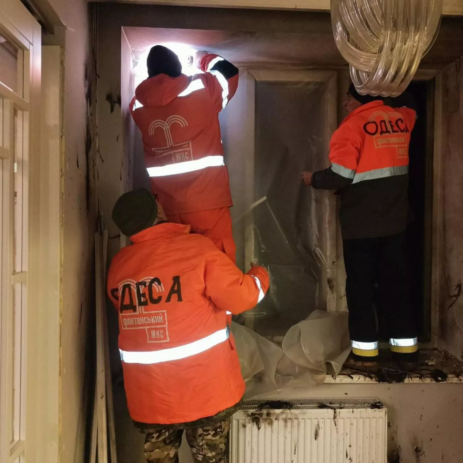 Наслідки обстрілу Одеси 19 березня. Фото: МВА