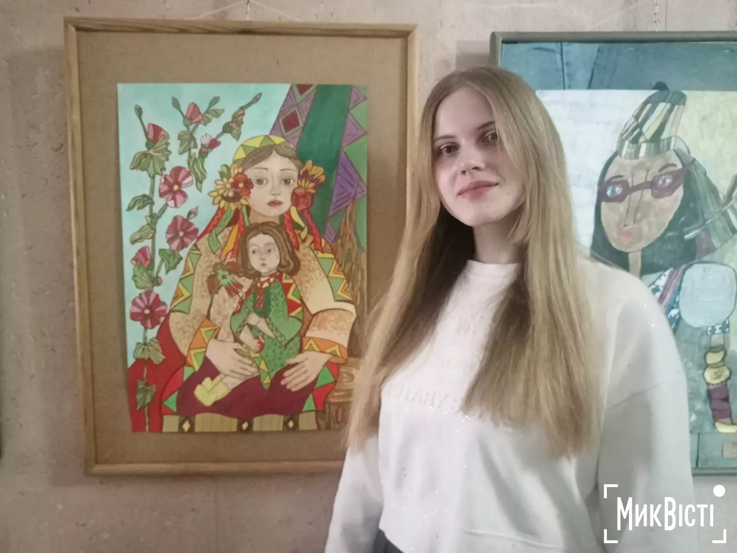 У Миколаєві відкрилась виставка робіт учнів художньої школи Жіноча краса, фото Галина Сеннікова, МикВісті