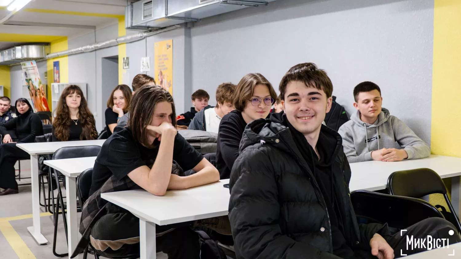 Учні ліцею №55 під час уроків. Фото: Анна Гакман / NikVesti