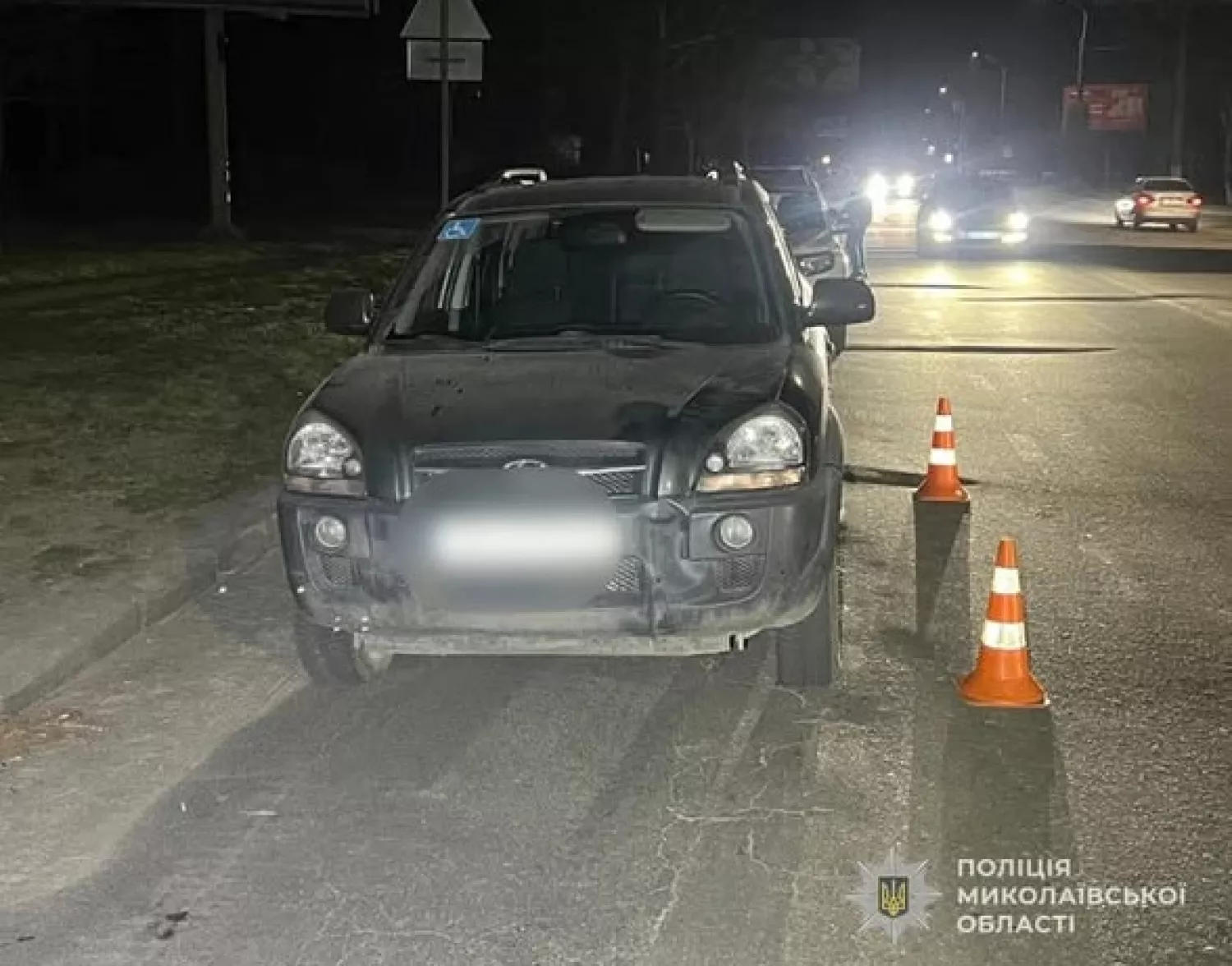 У Корабельному районі водій наїхав на пішоходів. Фото поліції