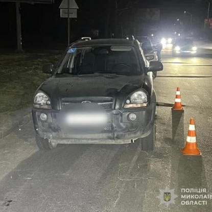 У Корабельному районі водій наїхав на пішоходів. Фото поліції