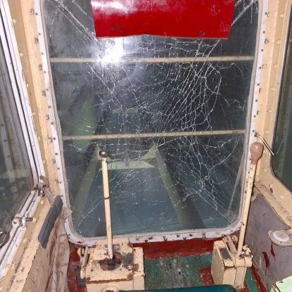 Наслідки атаки на портову інфраструктуру Одещини, 20 березня 2026 року. Фото: Олексій Кулеба/Telegram