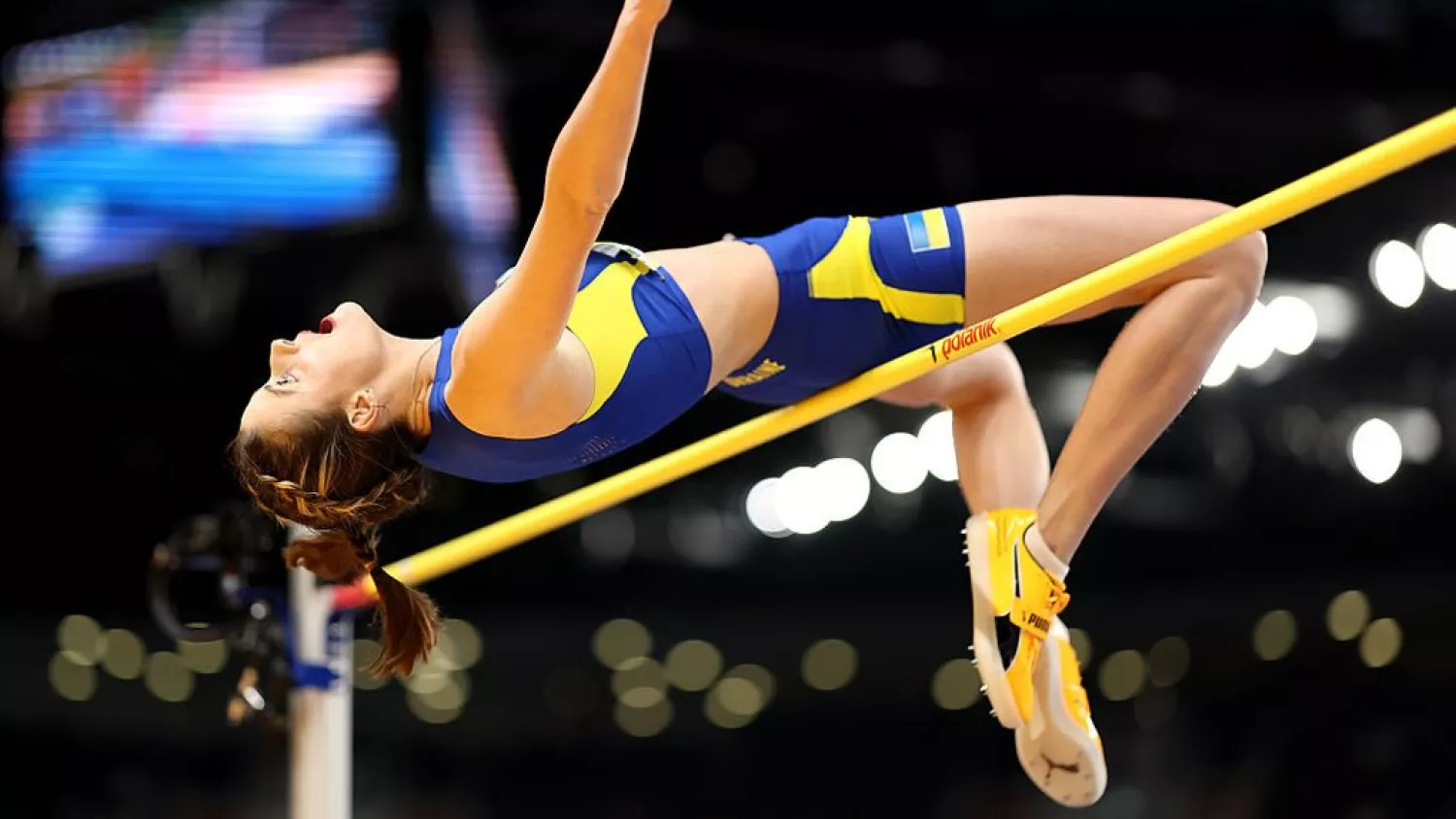 Ярослава Магучіх у фіналі ЧС-2026 з легкої атлетики у приміщенні. Фото: Getty Images