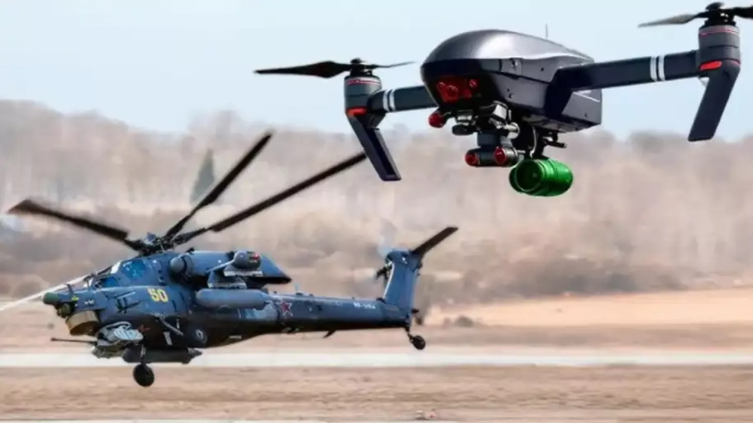 На Покровському напрямку українські дрони знищили Ка-52. Ілюстративний колаж: Just imagine