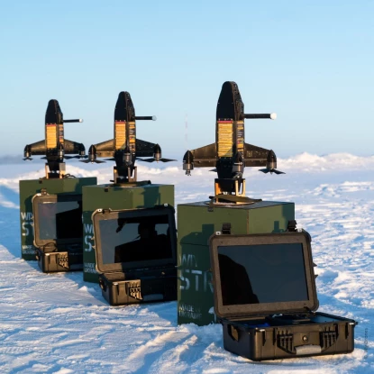 Берлін виділить кошти на 15 тисяч українських дронів STRILA. Фото: посольстві Німеччини в Києві