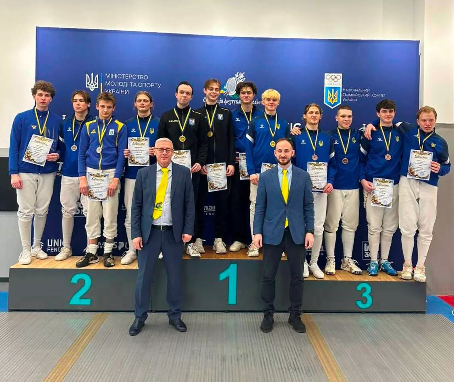 Миколаївські рапіристи здобули медалі на чемпіонаті України серед молоді. Фото: Миколаївська міськрада