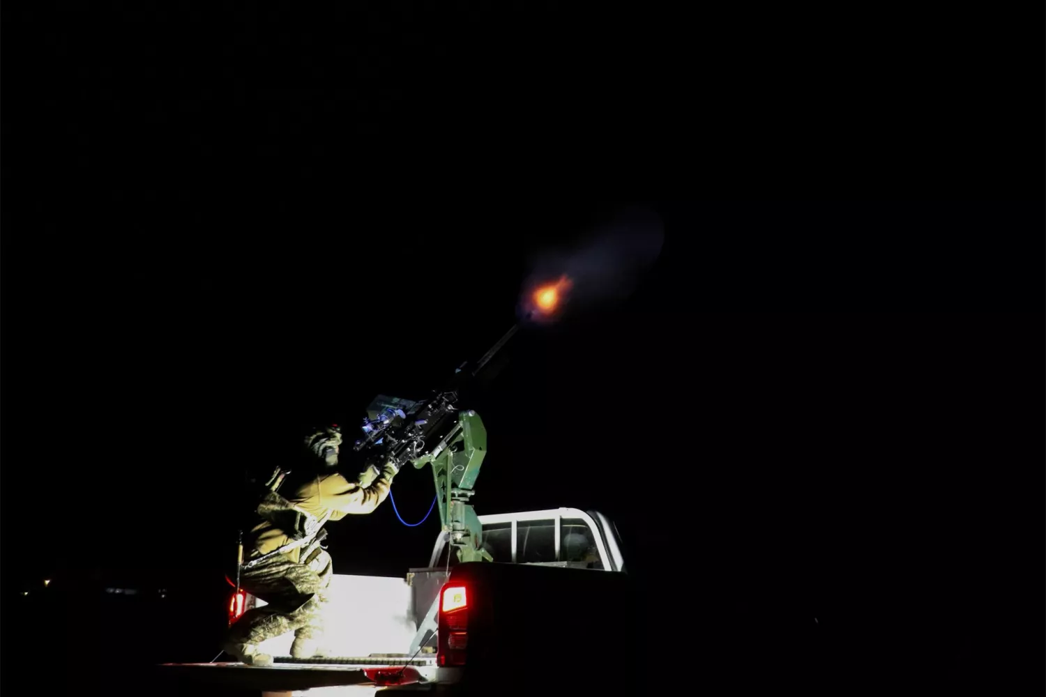 Робота сил ППО. Фото: 19 Миколаївський полк охорони громадського порядку НГУ, для ілюстрації