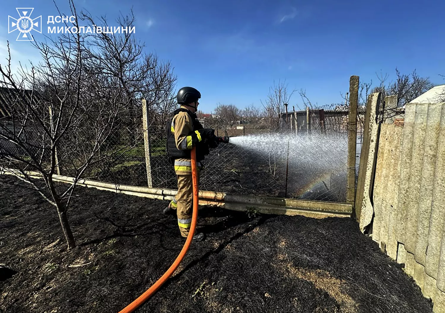 Наслідки пожеж у Миколаївській області. Фото: ДСНС Миколаївщина
