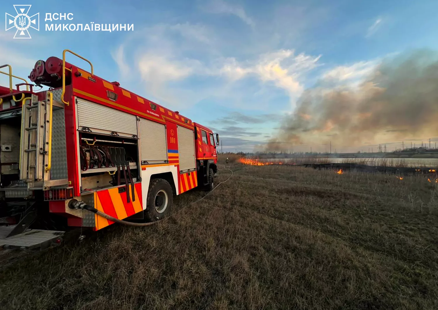 Наслідки пожеж у Миколаївській області. Фото: ДСНС Миколаївщина