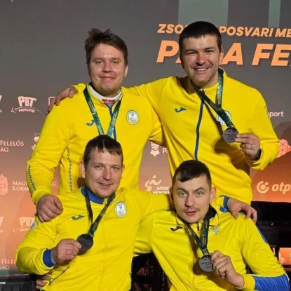 Миколаївські парафехтувальники вибороли п&rsquo;ять медалей на етапі Кубка світу в Будапешті. Фото: Миколаївська міськрада