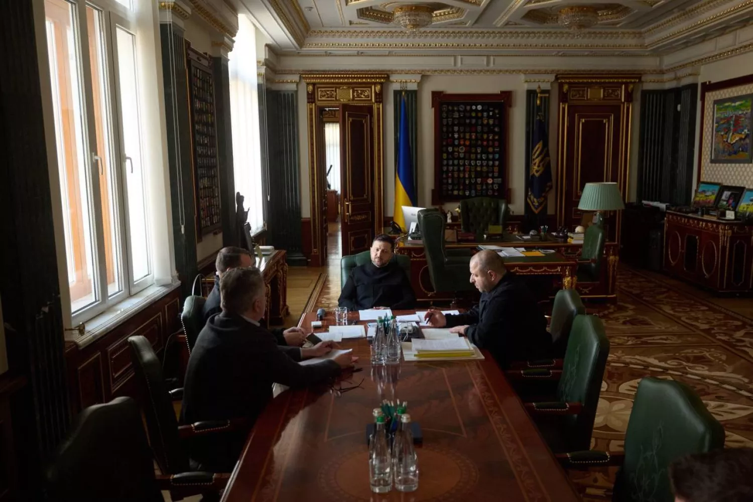 Зеленський заслухав доповідь делегації після переговорів у США. Фото: Офіс президента