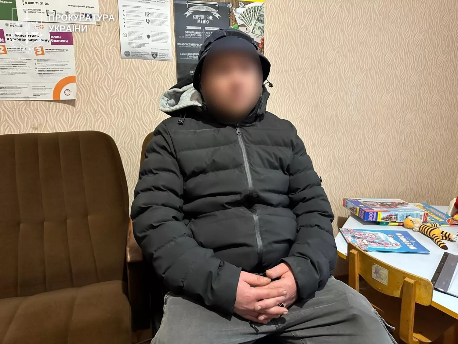 Підозрюваний у скоєнні вибуху. Фото прокуратури Миколаївської області