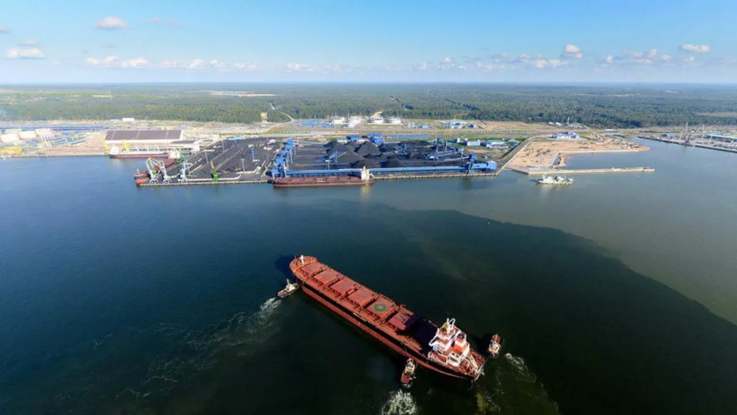 Російський порт Усть-Луга. Ілюстративне фото Wikipedia Commons