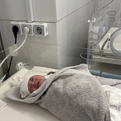 У Львові, під час масованої атаки, в укритті лікарні народилися двоє немовлят. Фото: Університетська лікарня ЛНМУ імені Д. Галицького