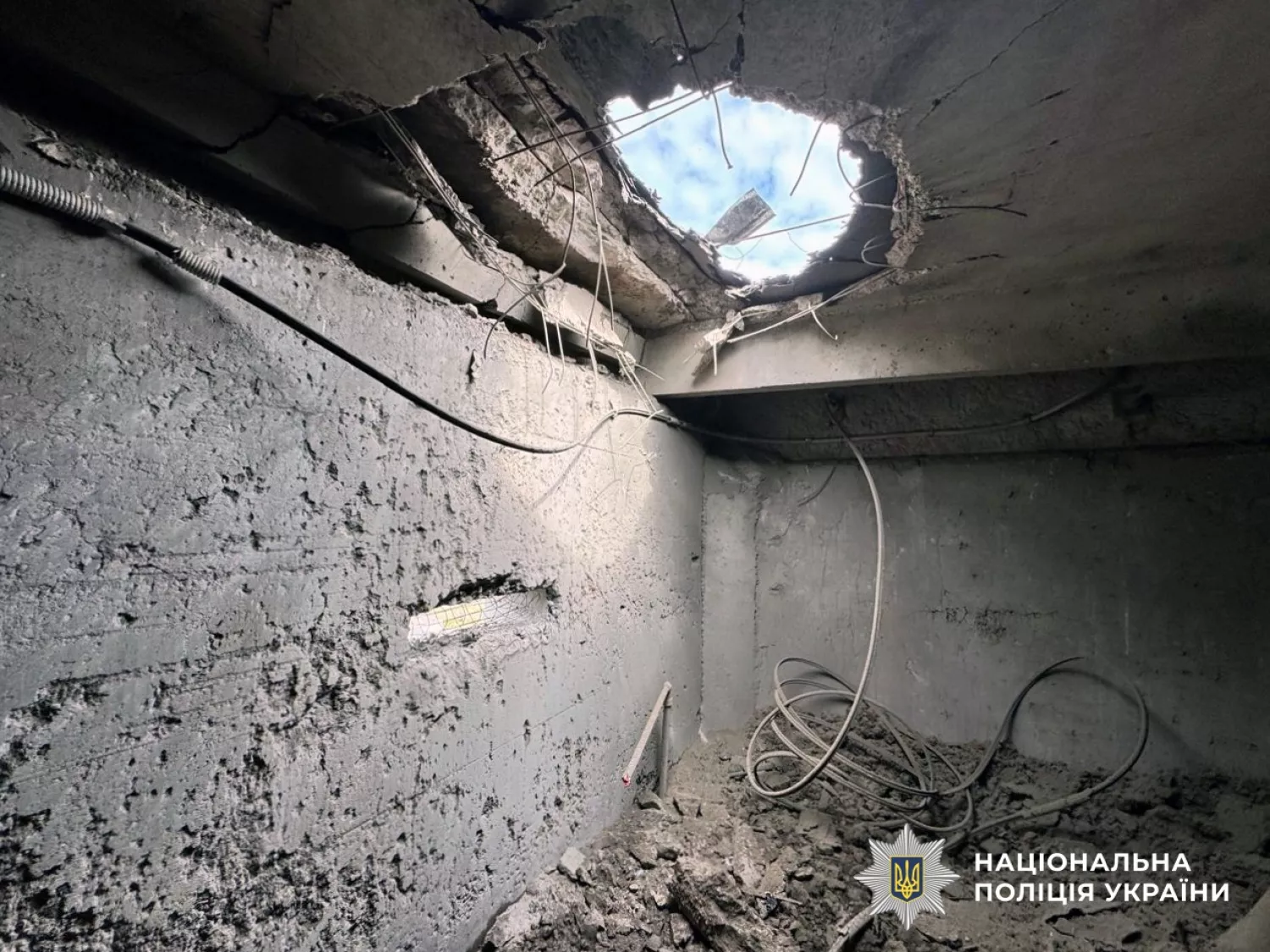 Наслдіки обстрілу Херсонщини. Фото: Нацполіція