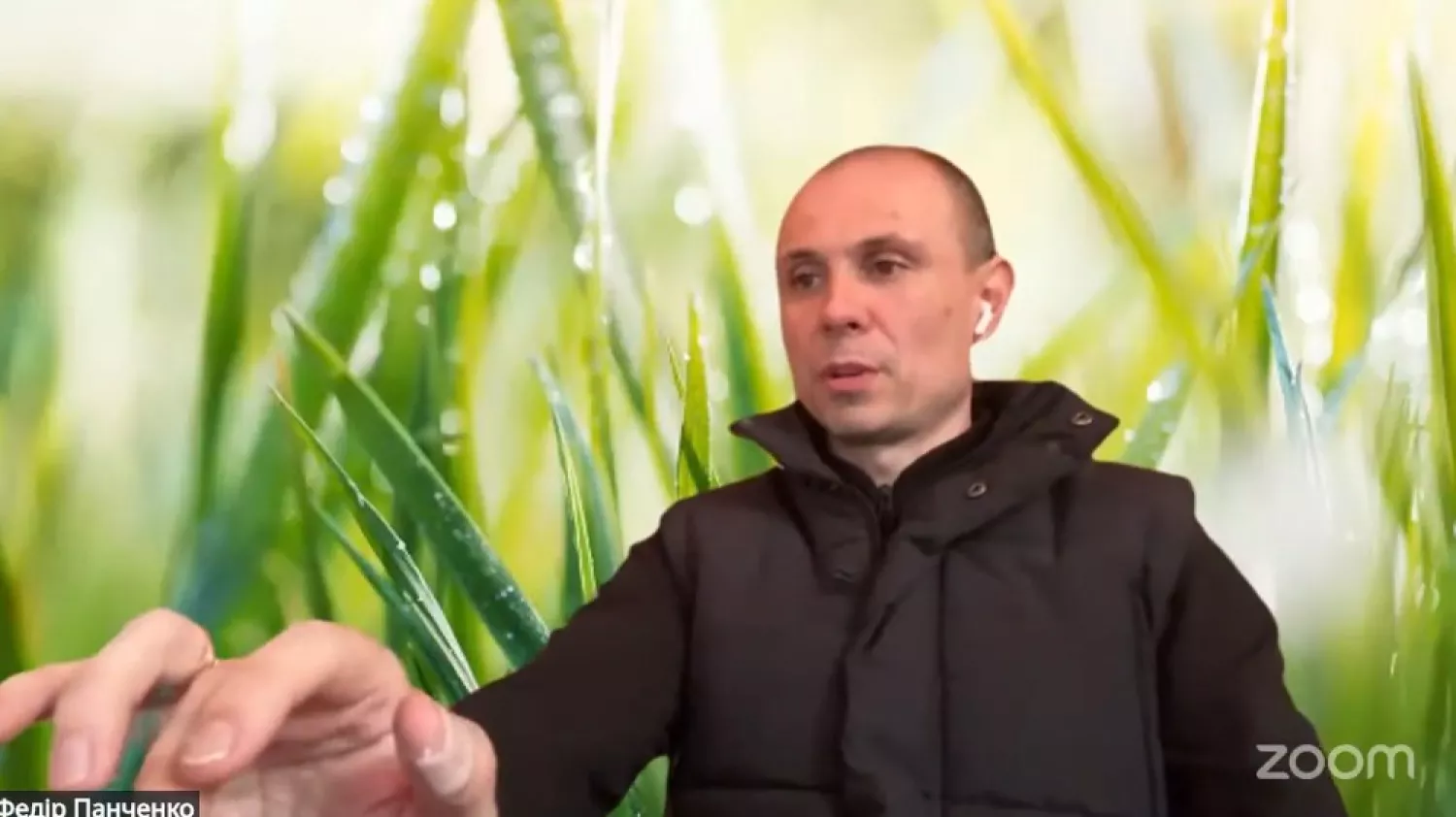 Голова бюджетної комісії Федір Панченко. Скриншот засідання комісії