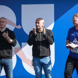 Перший заступник начальника Миколаївської ОВА Георгій Решетілов, начальник управління молоді та спорту ОВА Михайло Ніколаєв, начальник управління масового спорту у Миколаївській області Євген Фішман. Фото Миколаївської ОВА