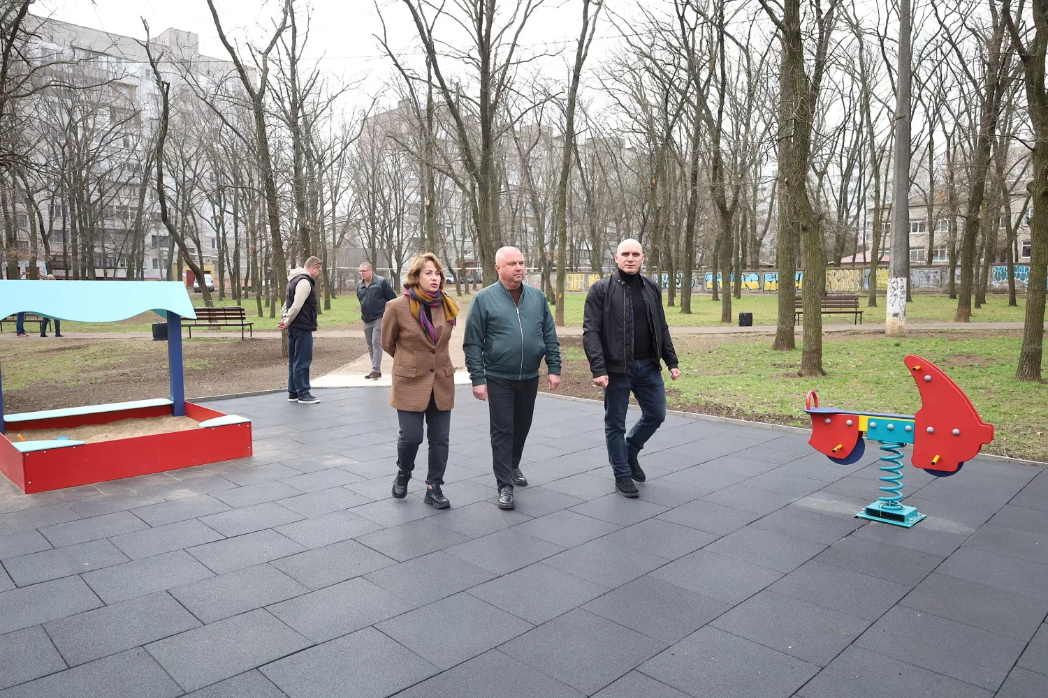 Відкриття майданчику. Скриншот з телеграм-каналу Сєнкевич Online