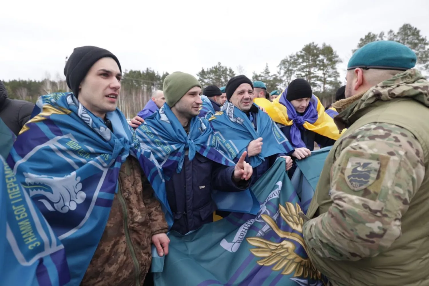 З російського полону повернулися 200 українців. Фото: Офіс президента