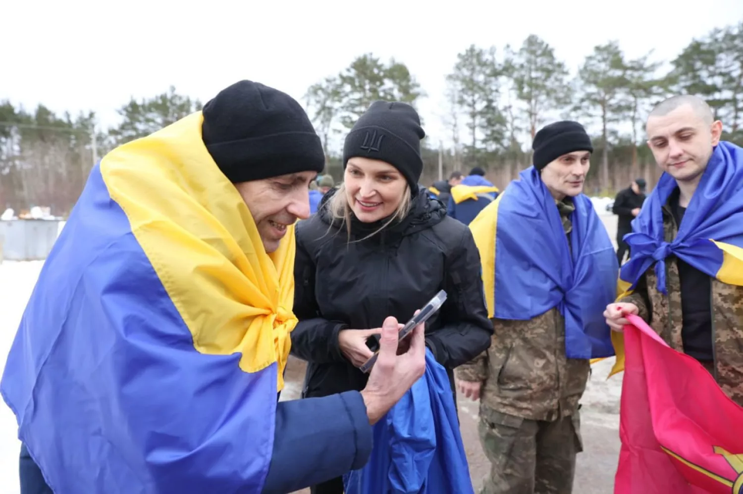 З російського полону повернулися 200 українців. Фото: Офіс президента