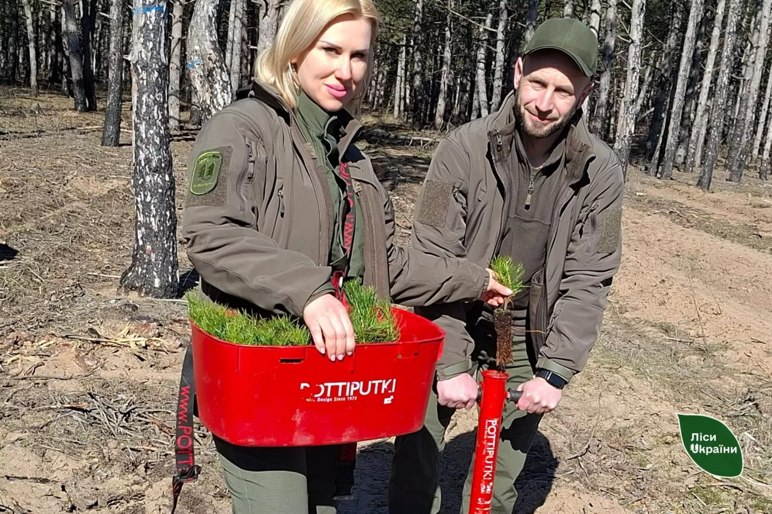 На Херсонщині вперше після війни почали висаджувати ліси: 1,8 га вже засаджено. Фото: Південний лісовий офіс