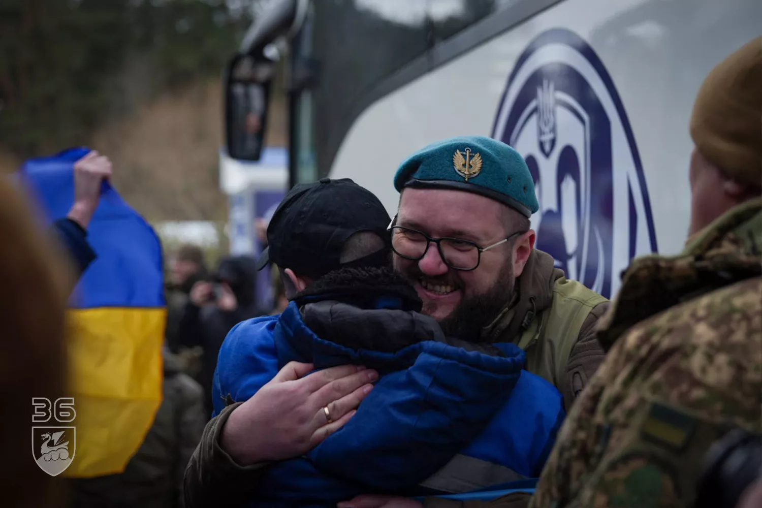 В Україну з полону повернулися миколаївські морпіхи. Фото: 36 ОБрМП