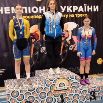 Миколаївські велогонщиці стали призерками чемпіонату України. Фото: Миколаївська міська рада