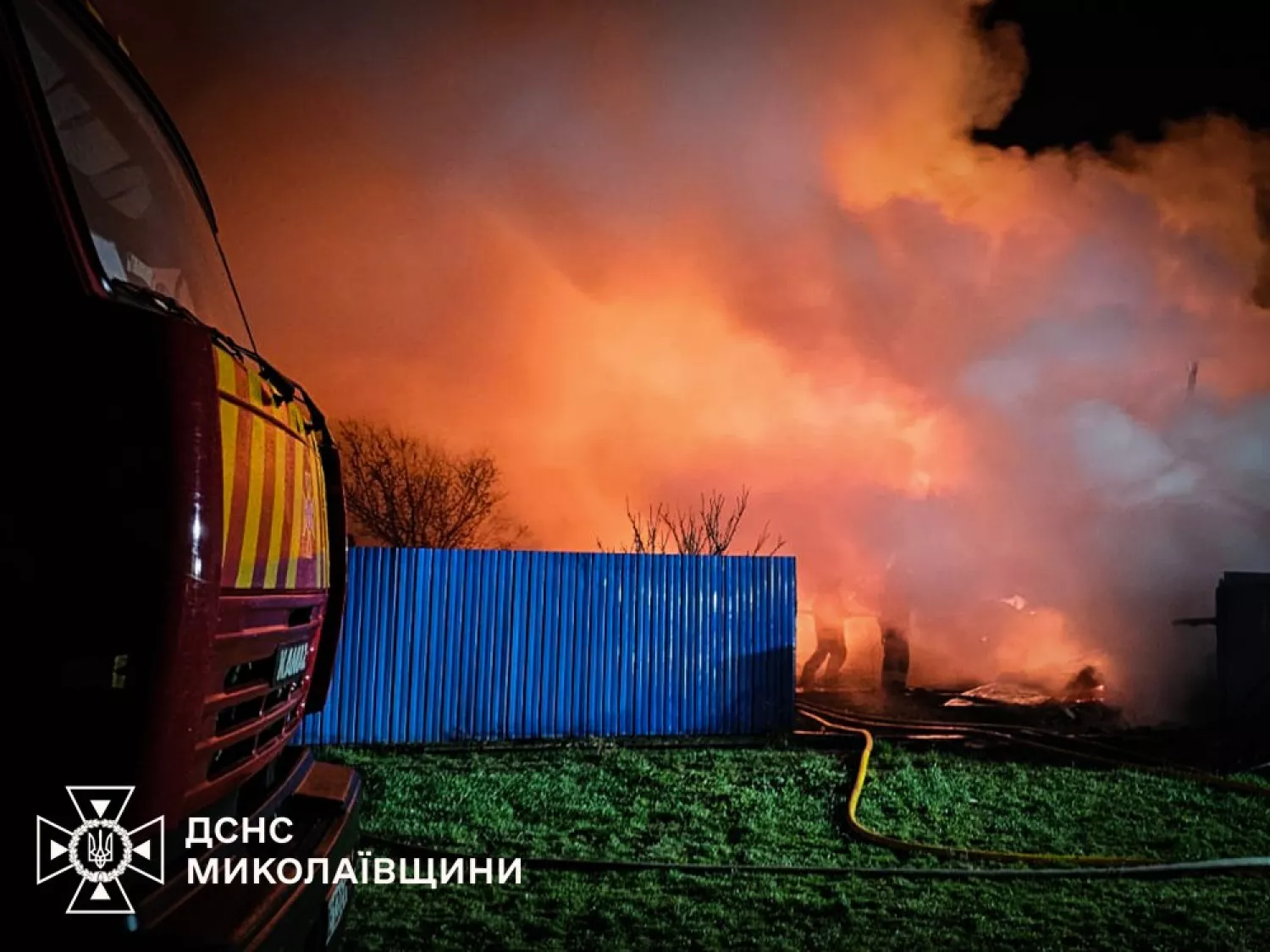 Пожежі у Миколаївській області. Фото: ДСНС