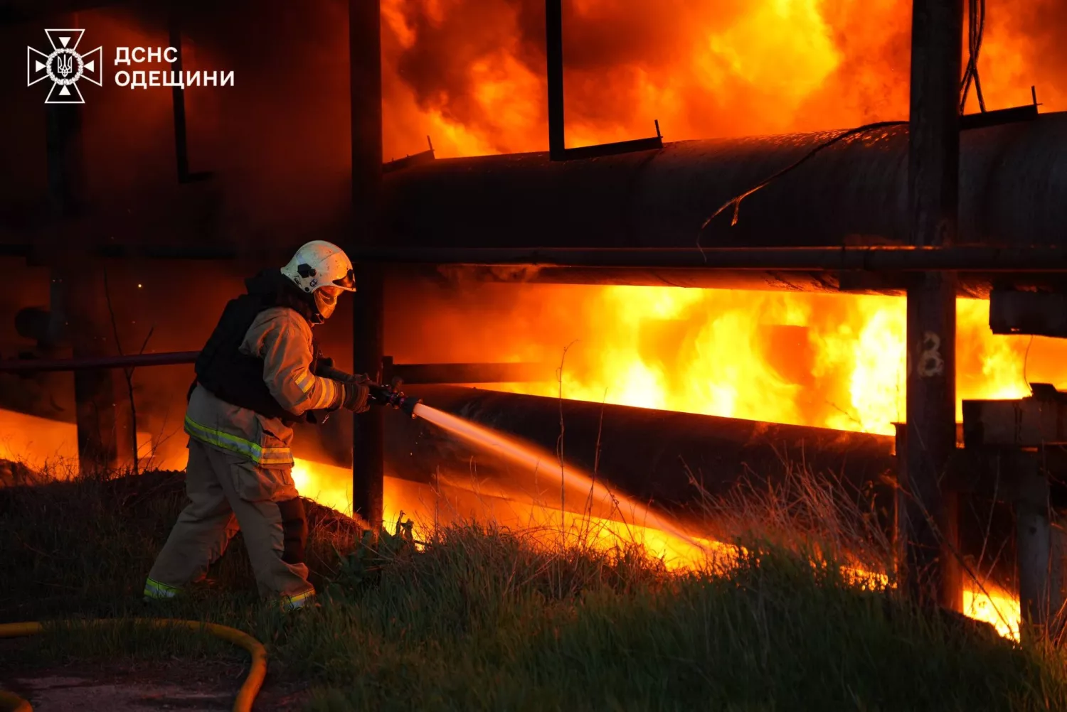 Обстріл Одеської області 9 квітня. Фото: ДСНС
