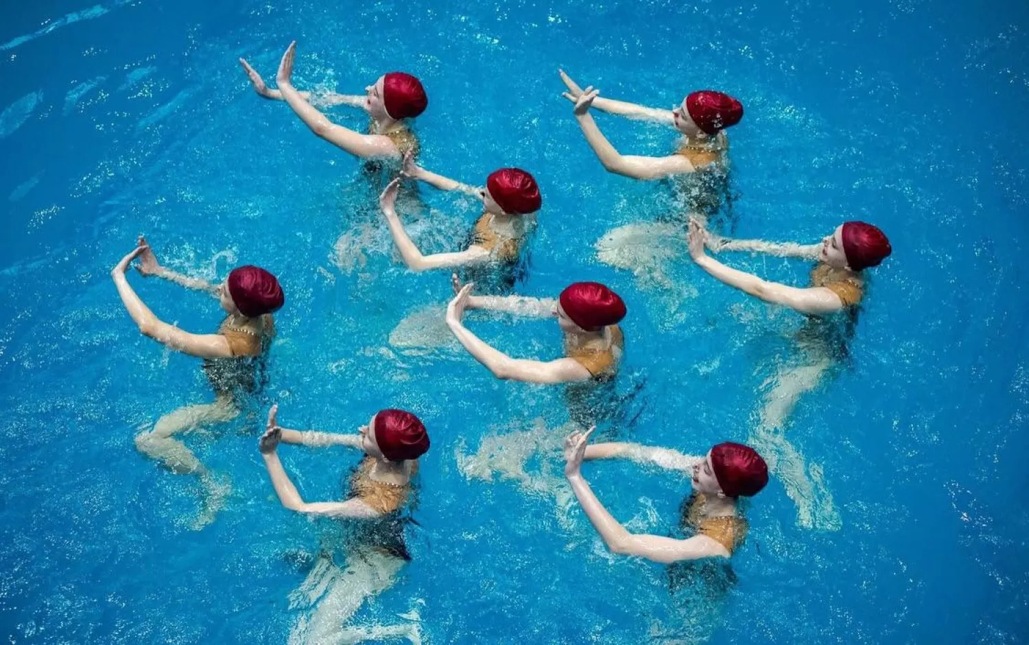 Миколаївські синхроністки вибороли медалі на юніорському чемпіонаті України. Фото: Миколаївська міська рада