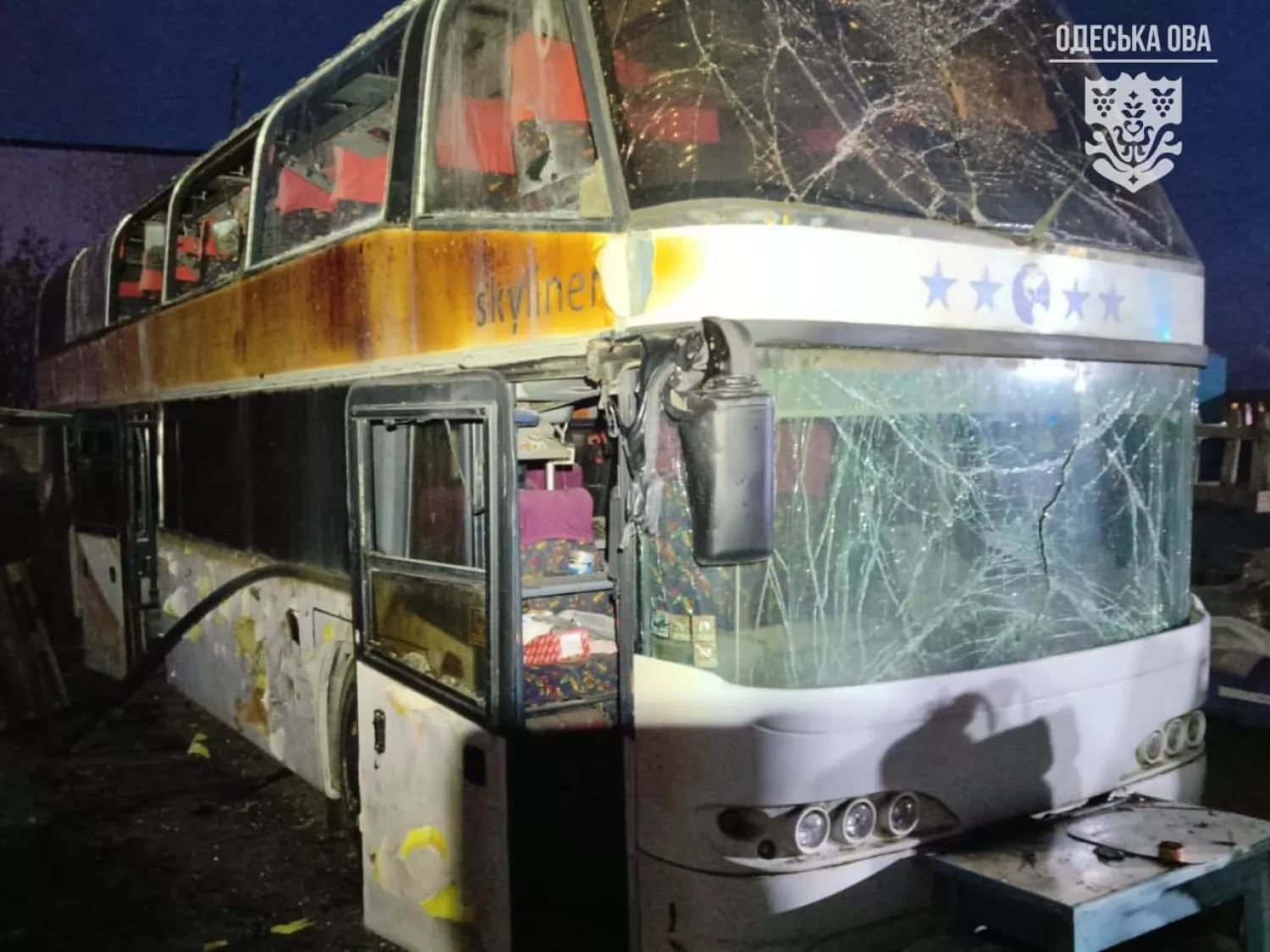 Атака на порт в Ізмаїлі 14 квітня. Фото: Одеська ОВА